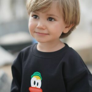 Sudadera negra de Pato de Pocoyó