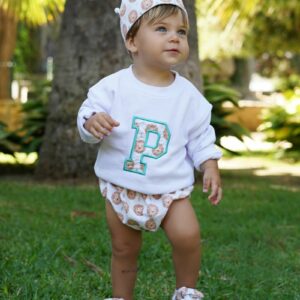 Conjunto de Cumpleaños personalizado con inicial Leoncito