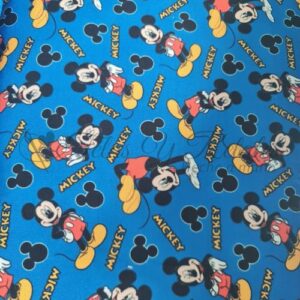 Tela Azul de Mickey Mouse