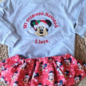 Conjunto de navidad minnie rojo - Imagen 2