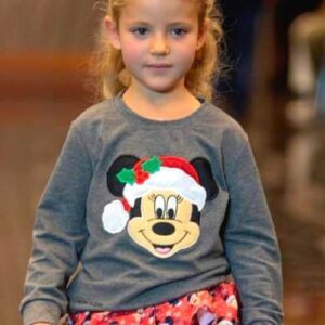 Conjunto de navidad minnie rojo y gris - Imagen 2