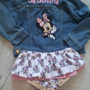 Conjunto Chaqueta y Cubrefalda Minnie rosa