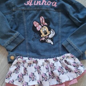 Conjunto Chaqueta y Cubrefalda Minnie rosa - Imagen 2