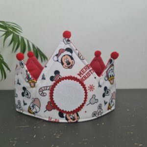 Corona de Cumpleaños Navideña de Mickey