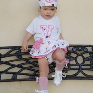 Conjunto de Cumpleaños de minnie y deisy rosa