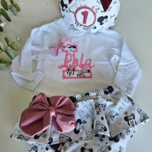 Conjunto de Cumpleaños de Minnie Mouse dibujo