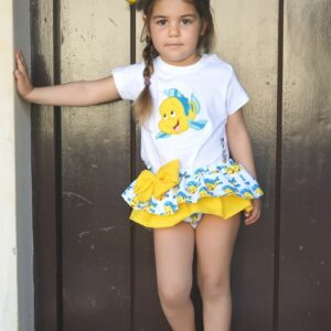 Conjunto camiseta y cubrefalda Flounder