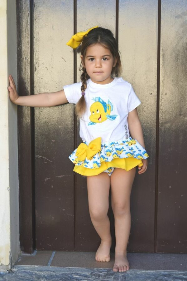Conjunto camiseta y cubrefalda Flounder