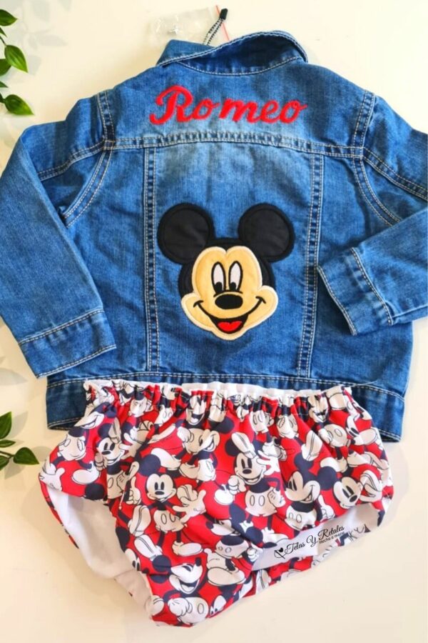 Conjunto Chaqueta y Cubrepañal Mickey