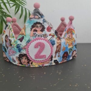 Corona de cumpleaños personajes de encanto