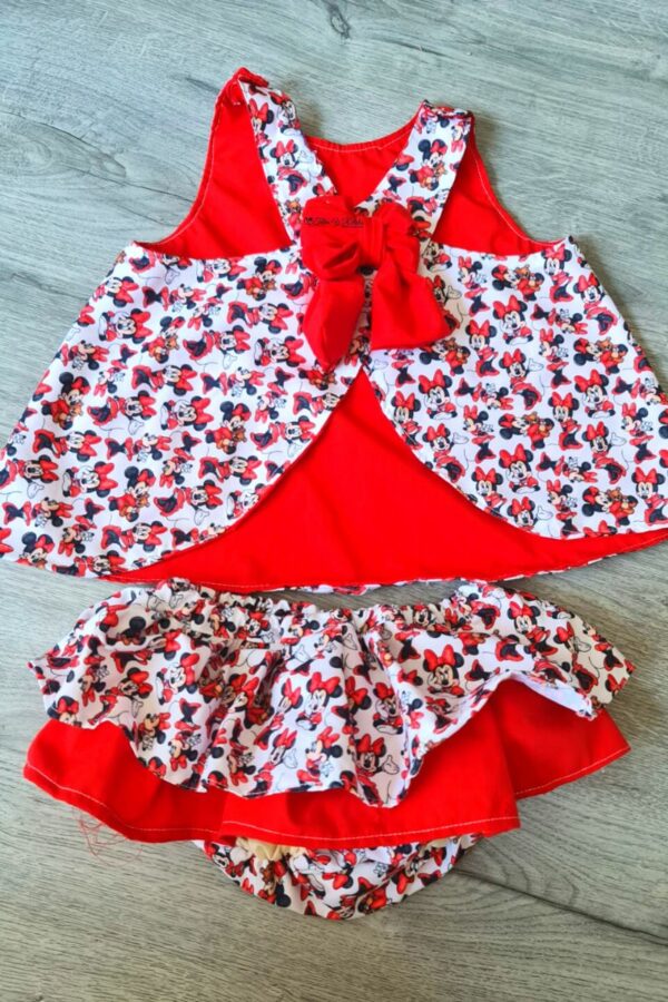Conjunto Minnie Rojo
