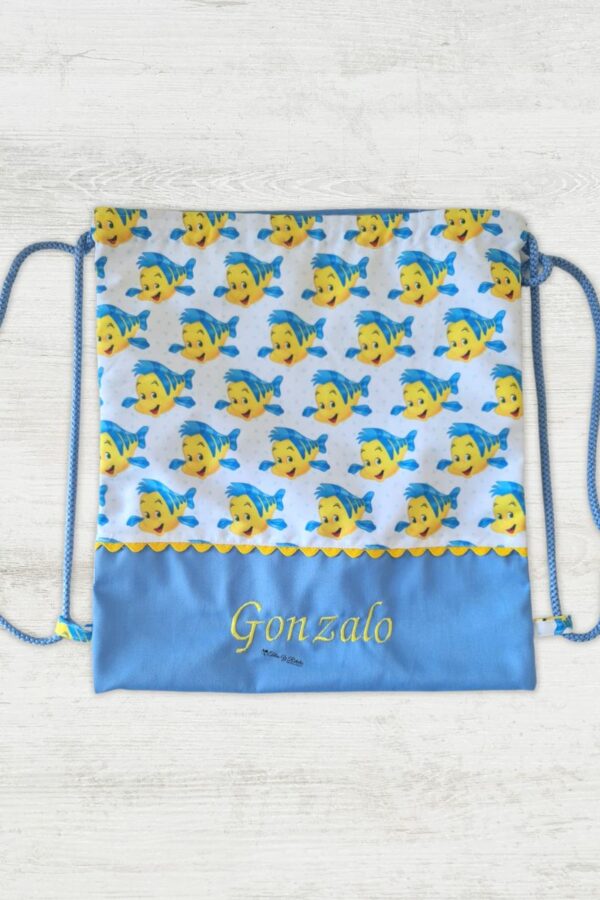 Talega personalizada de flounder
