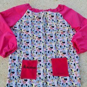 Babi escolar fucsia de minnie