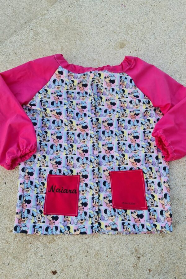 Babi escolar fucsia de minnie