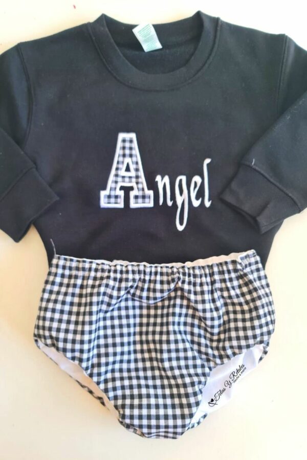 Conjunto Sudadera y Cubrepañal con nombre