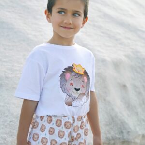 Conjunto de camiseta y short Leoncito