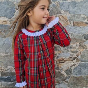 Vestido cuadros escoceses