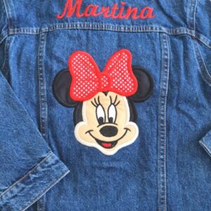 Chaqueta Vaquera Minnie Lazo Rojo