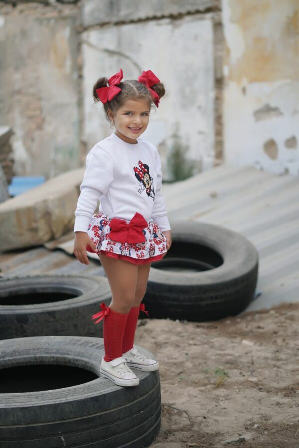 Conjunto Minnie Roja