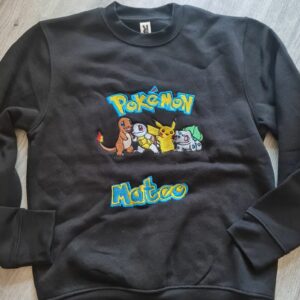 Sudadera negra de Pokemon - Imagen 2