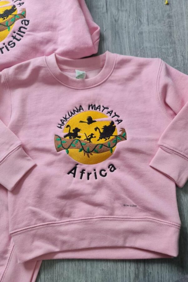 Sudadera Rosa Hakuna Matata