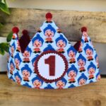 Corona de cumpleaños del payaso Plim Plim