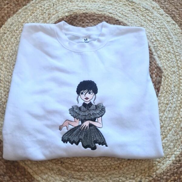 Sudadera Blanca Miércoles Adams