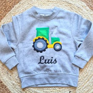 Sudadera Gris Tractor