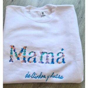 Sudadera blanca Mamá de ...