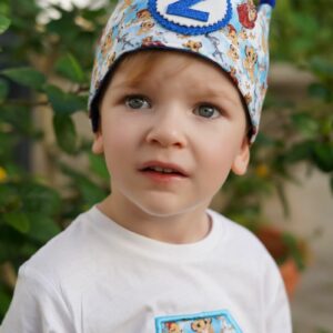 Conjunto de Cumpleaños camiseta con inicial y cubrepañal del Rey León - Imagen 2