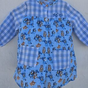 Babi escolar estampado animales