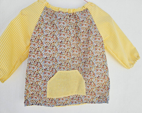 Babi escolar estampado florecillas