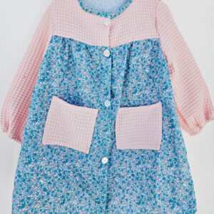 Babi escolar estampado flores