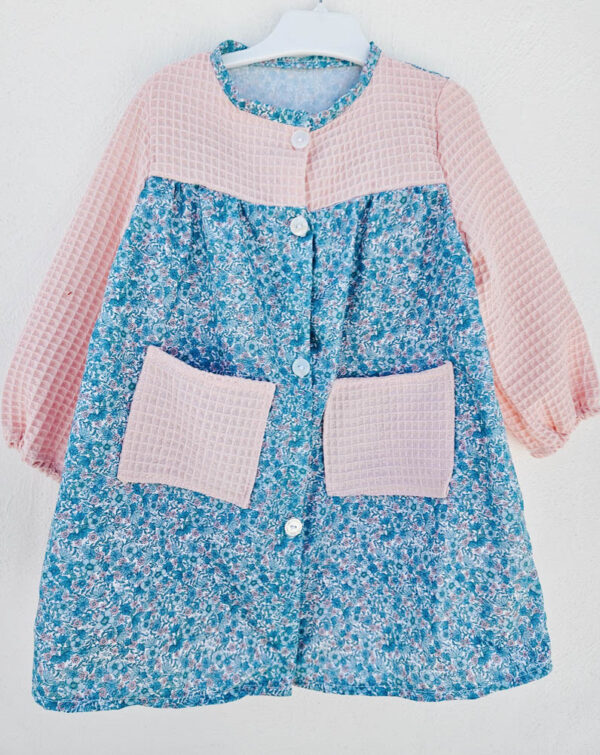 Babi escolar estampado flores