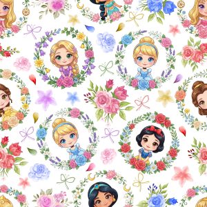 Tela Princesas Disney Baby Friends