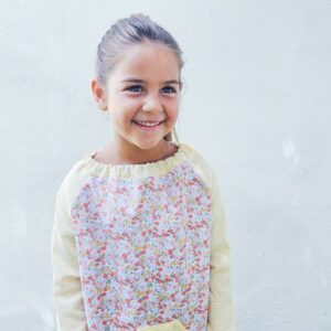 Babi escolar flores amarillas - Imagen 2
