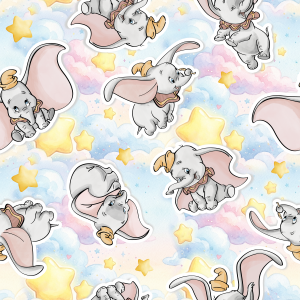Tela dumbo pastel