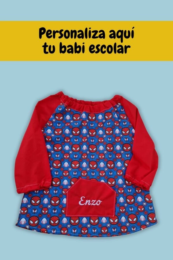 Personaliza tu babi escolar aquí