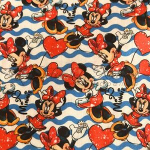 Tela corazon minnie