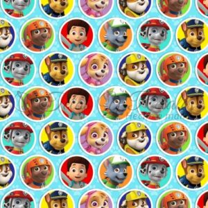 Tela Personajes Patrulla Canina