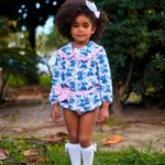 Conjunto de camisa y cubrepañal con volantes de Stitch