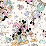 Tela de los personajes clásicos de disney