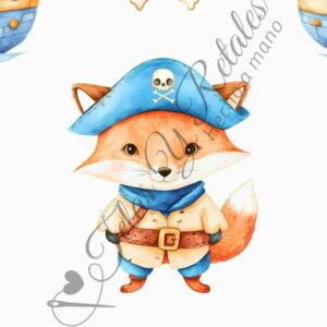 Tela zorro pirata