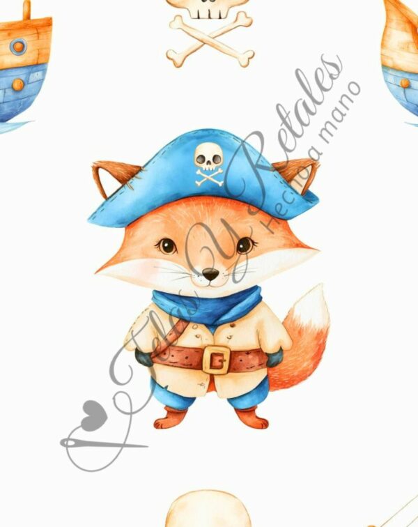 Tela zorro pirata