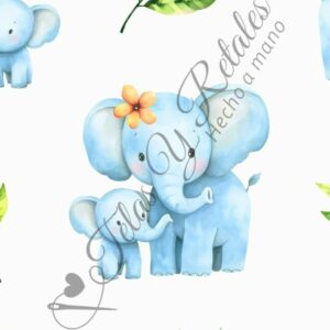Tela mamá elefante