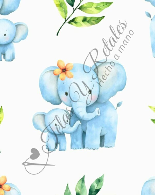 Tela mamá elefante