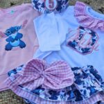 Conjunto de cumpleaños de Stitch rosa