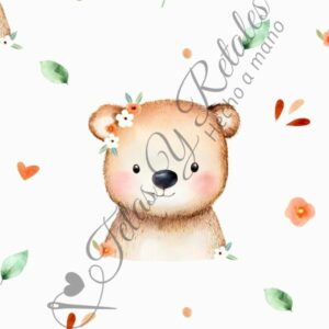 Tela diseño oso