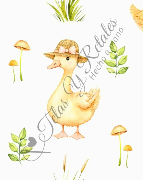 Tela diseño pato