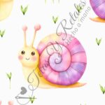 Tela diseño caracol